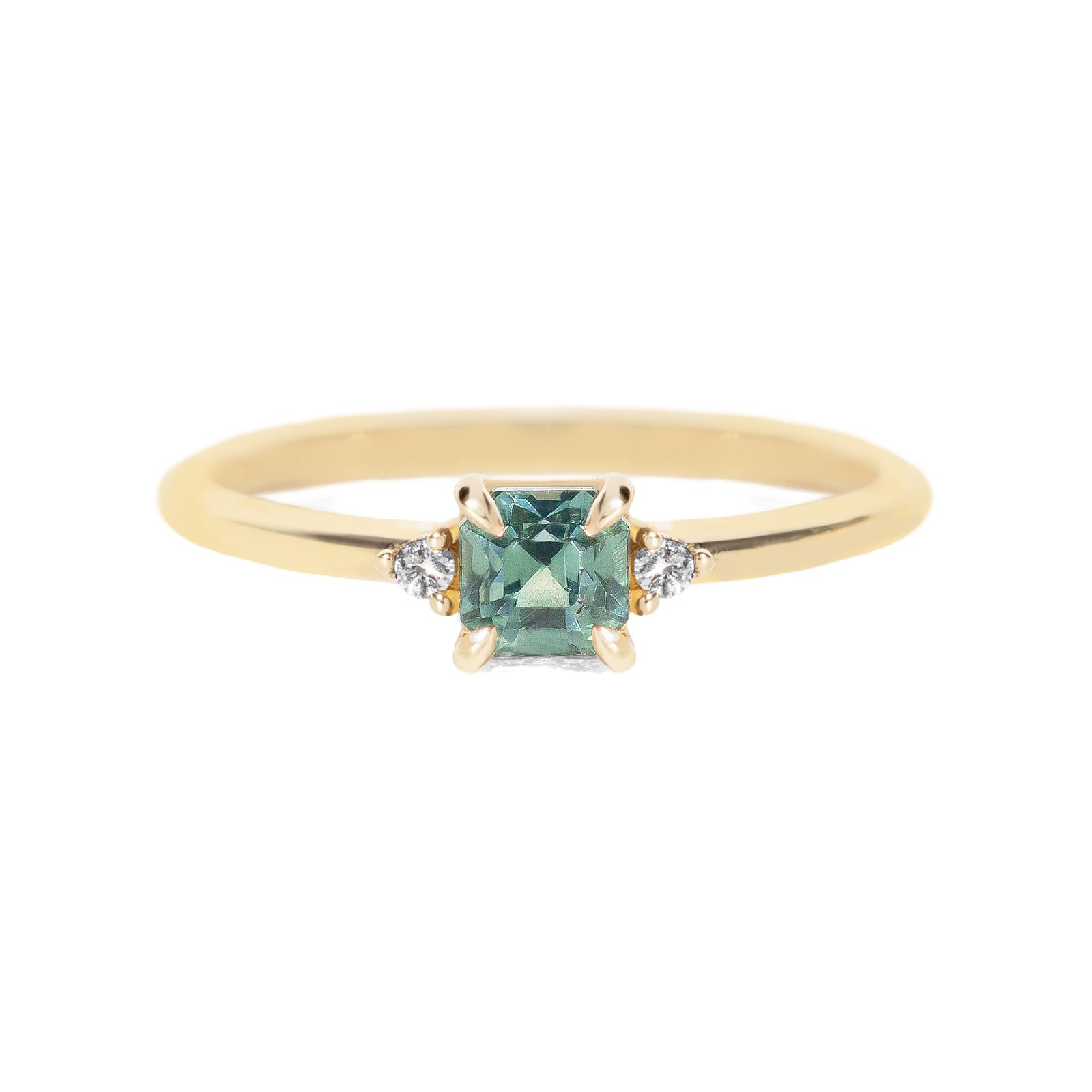 Ella Teal Sapphire Ring