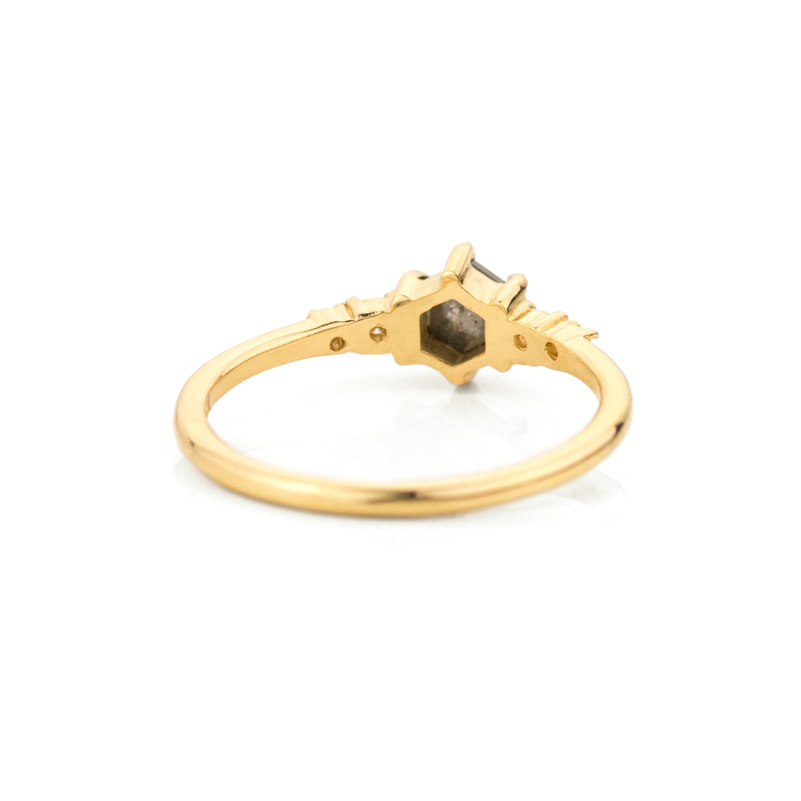 Pippa Hexagon Diamond Ring | Jamie Park Jewelry
