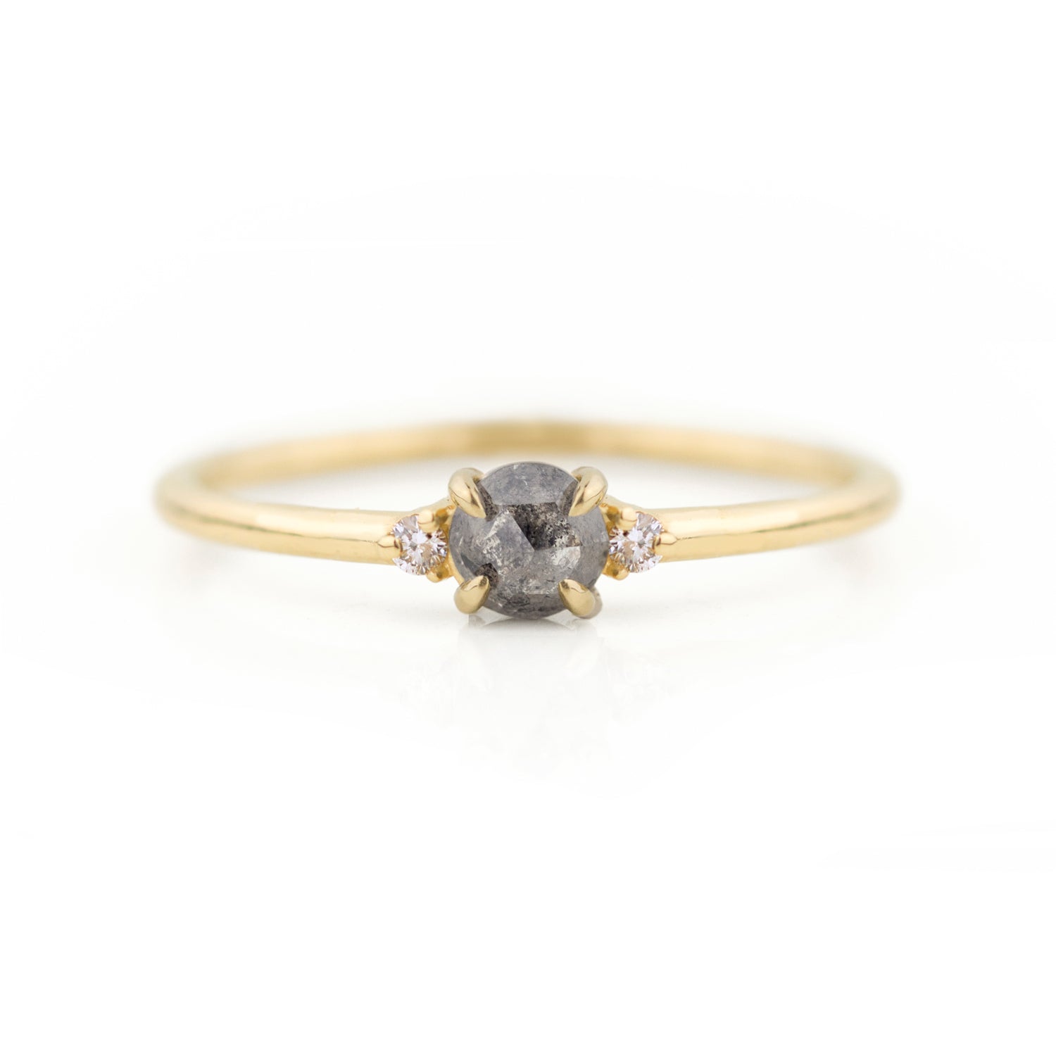 Madison Salt and Pepper Diamond Ring