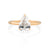 Jamie Park Jewelry - Sunshine Pear Cut Shite Sapphire RingJamie Park Jewelry - 2ct Pear Cut Lab Diamond Ring 