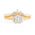 Jamie Park Jewelry - Geo Wedding Ring Set