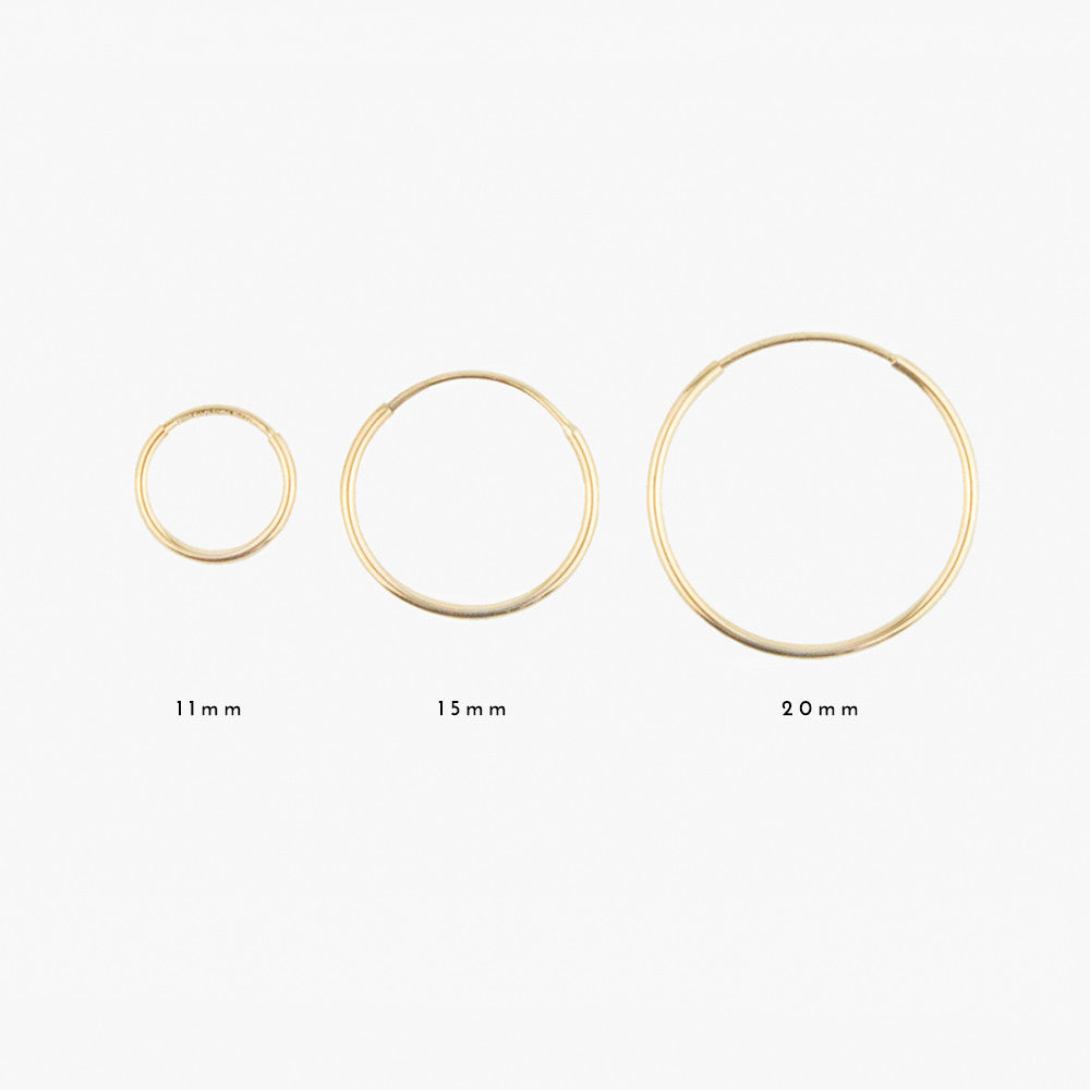 Infinity Hoop Earrings