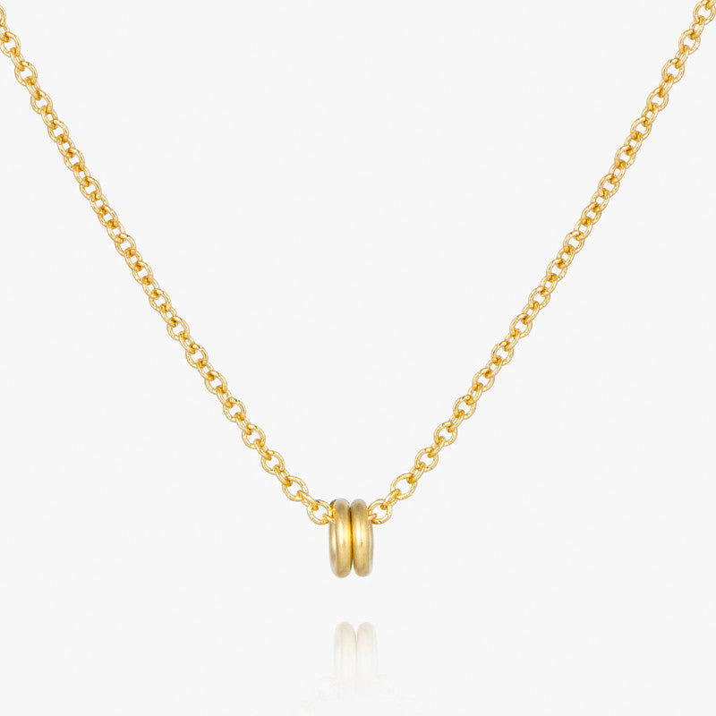 Tiny Ring Necklace by Jamie Park Jewelry