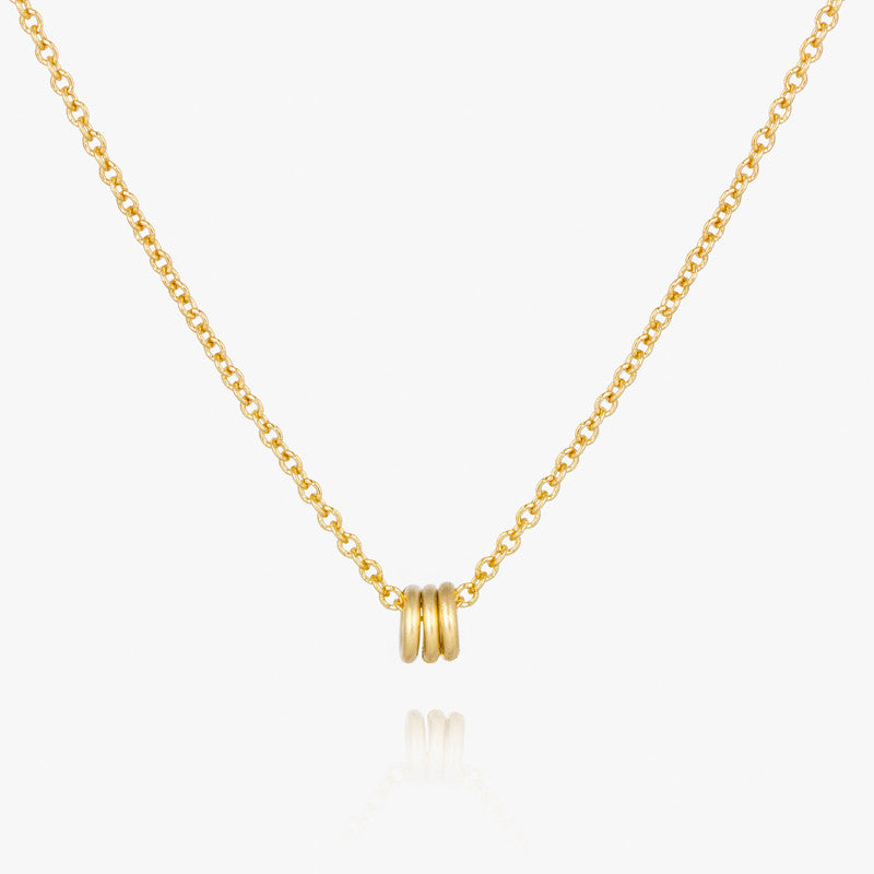 Tiny Ring Necklace by Jamie Park Jewelry