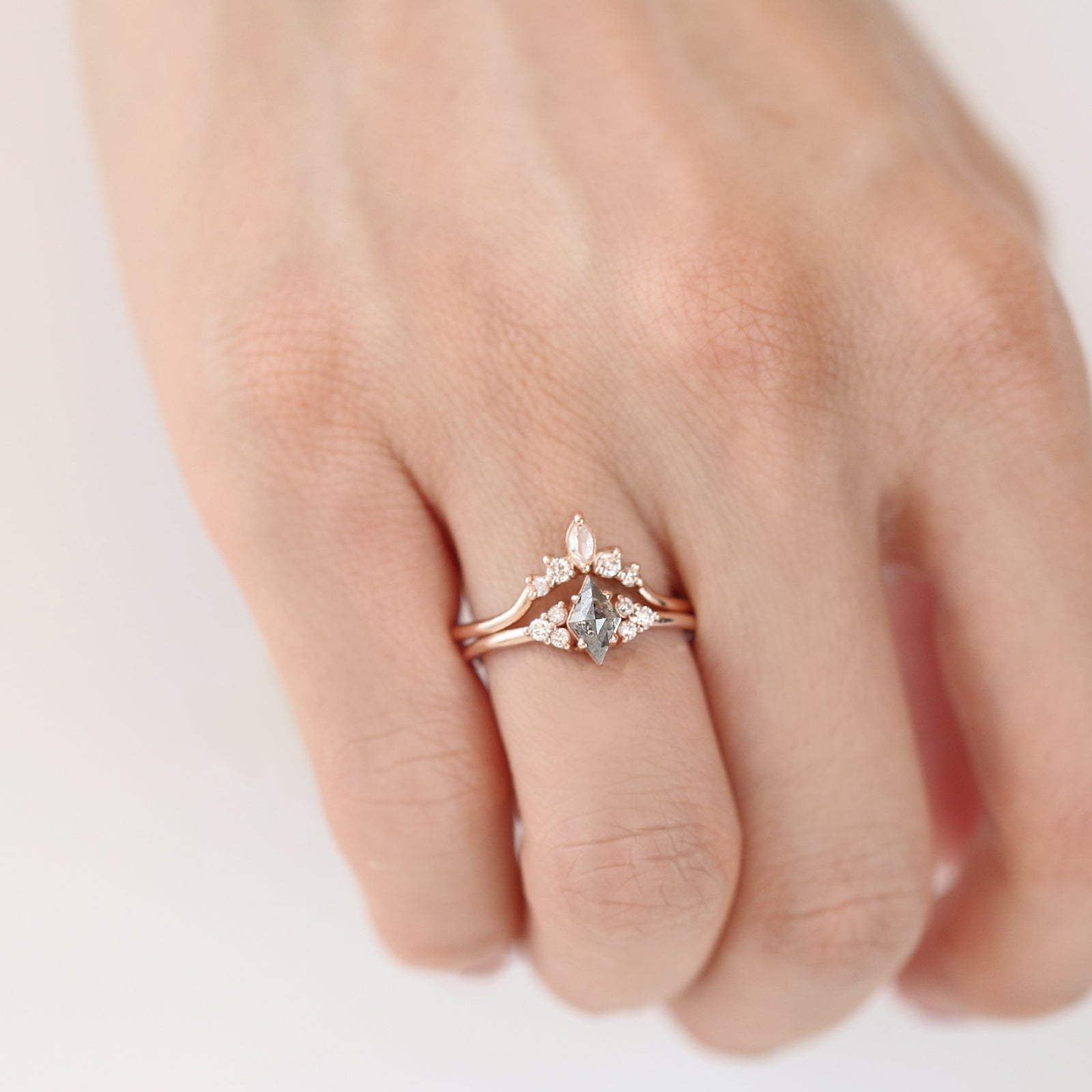 Marquise Contour Band by Jamie Park Jewelry