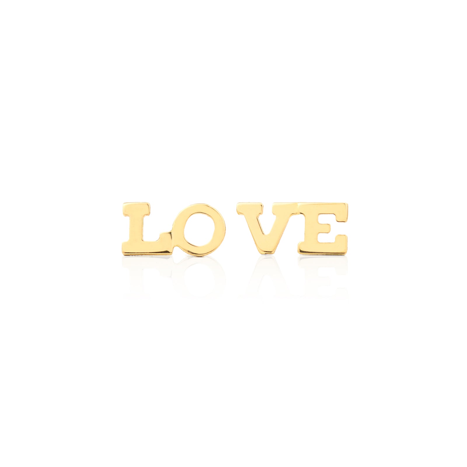 Love Stud Earrings