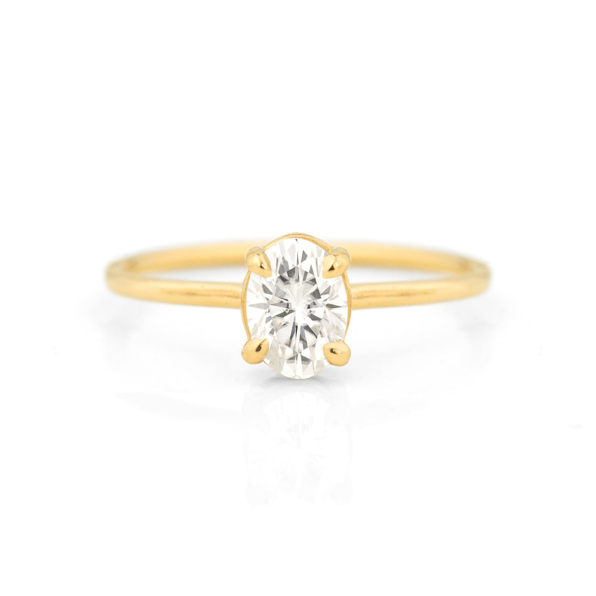 Morgan Oval Solitaire Ring