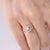 Round Halo Salt and Pepper Diamond Ring by Jamie Park Jewelry