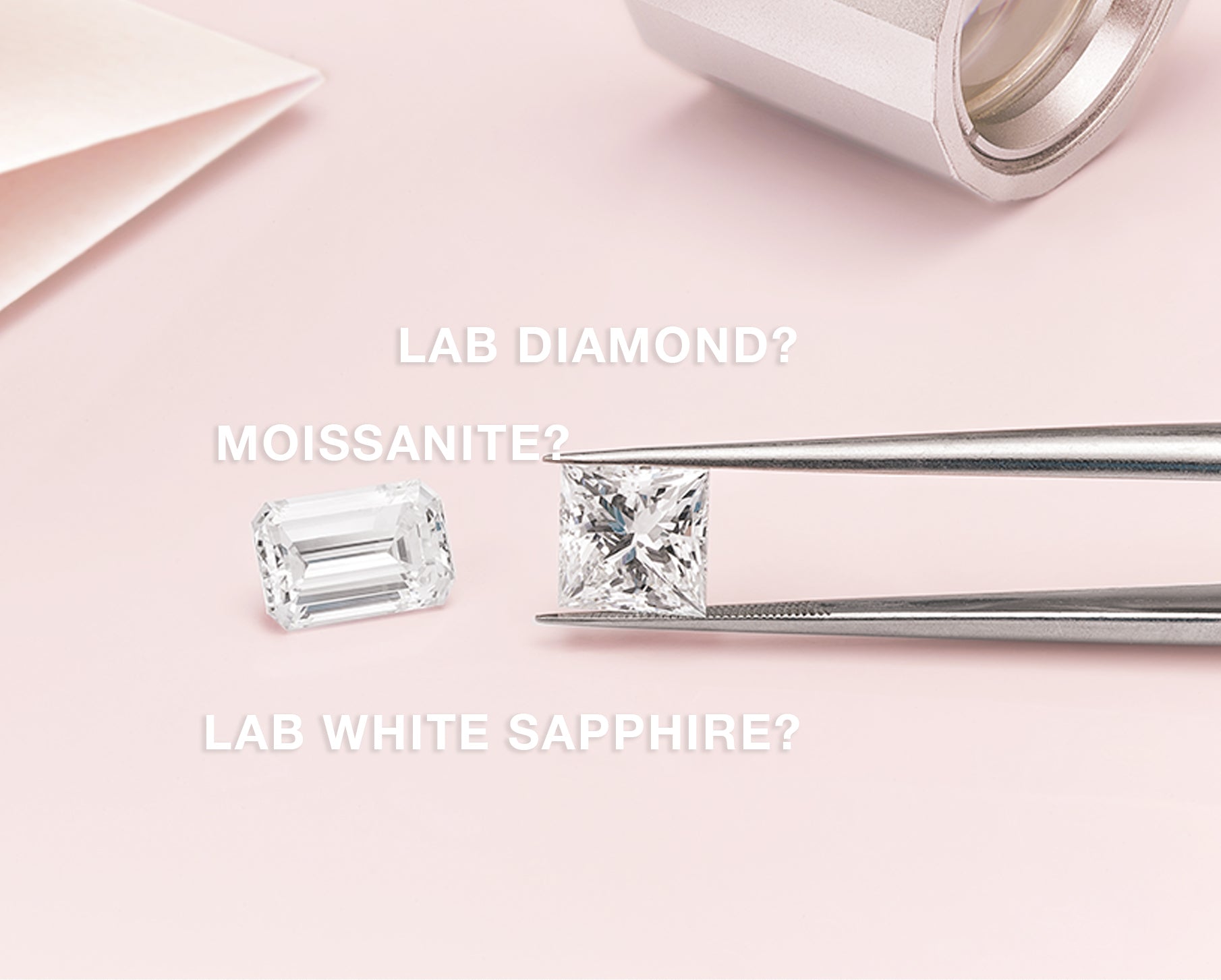 Jamie Park Jewelry Moissanite, Lab Diamond, Lab White Sapphire