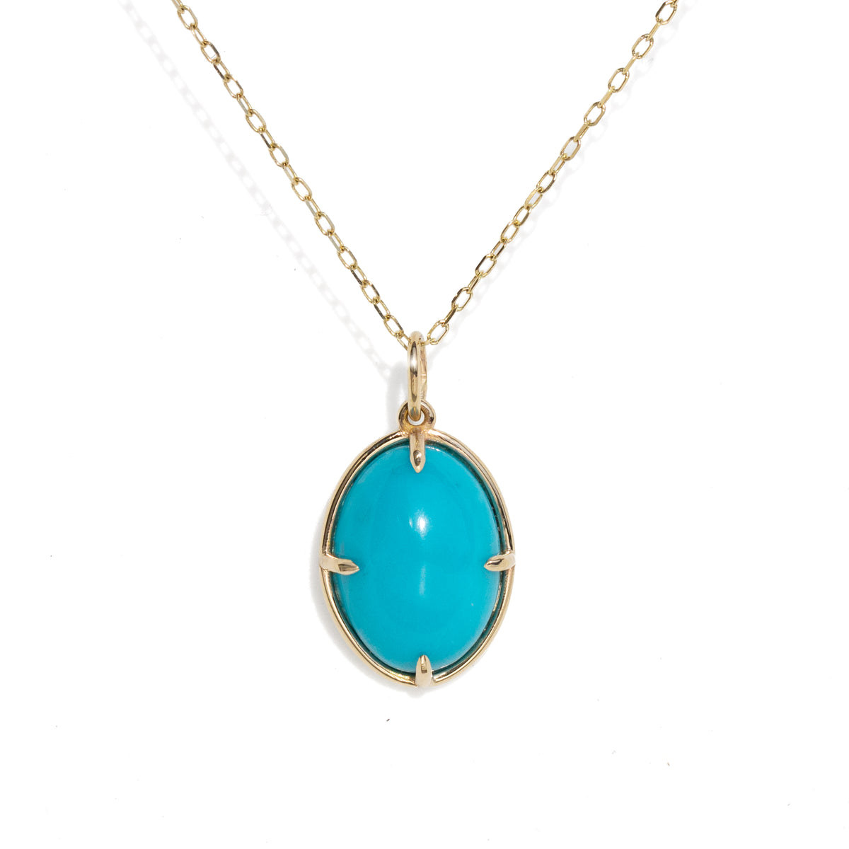 Turquoise Double-Sided Drop Necklace