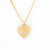 Jamie Park Jewelry - Diamond Initial Heart Charm Necklace