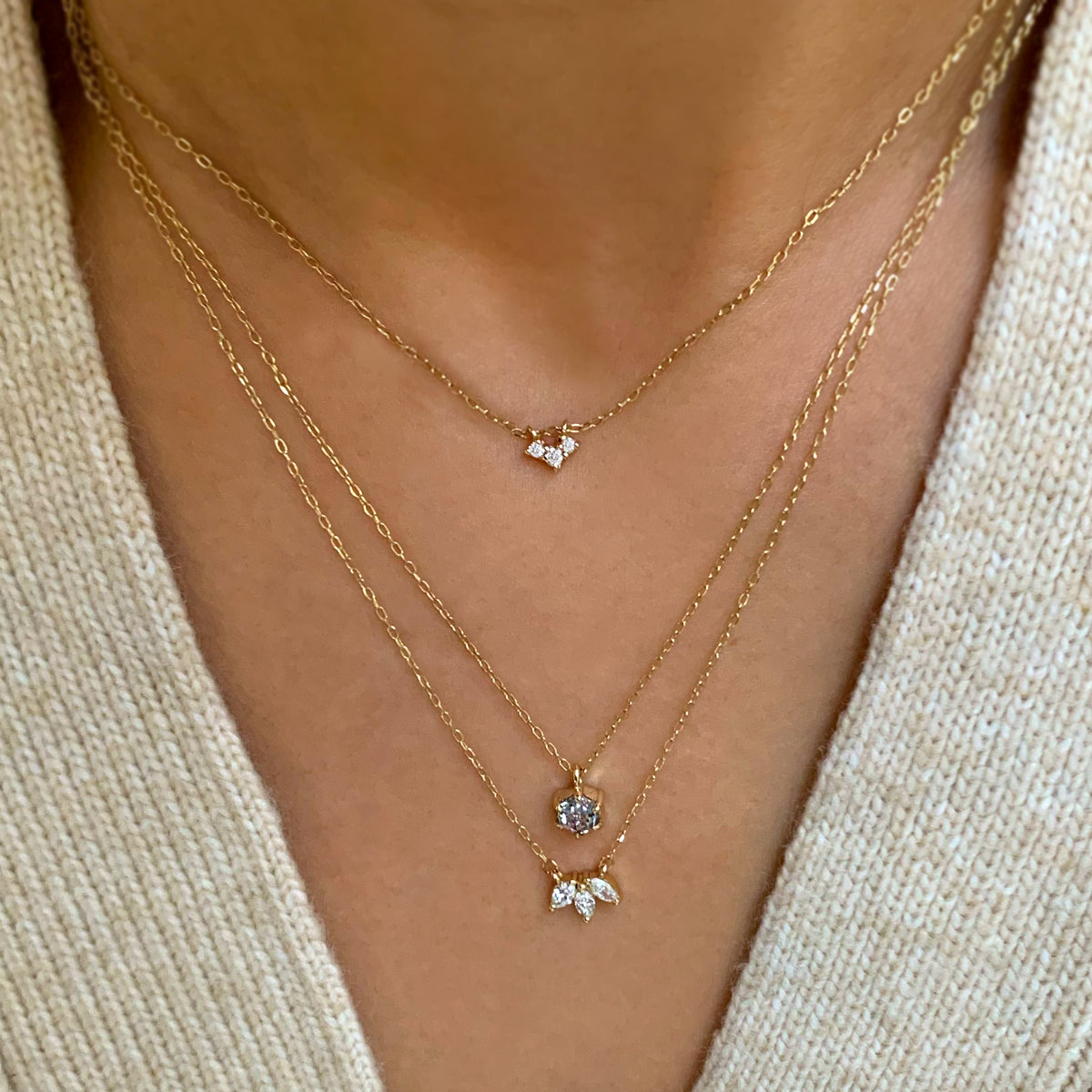 Everyday diamond necklace outlet