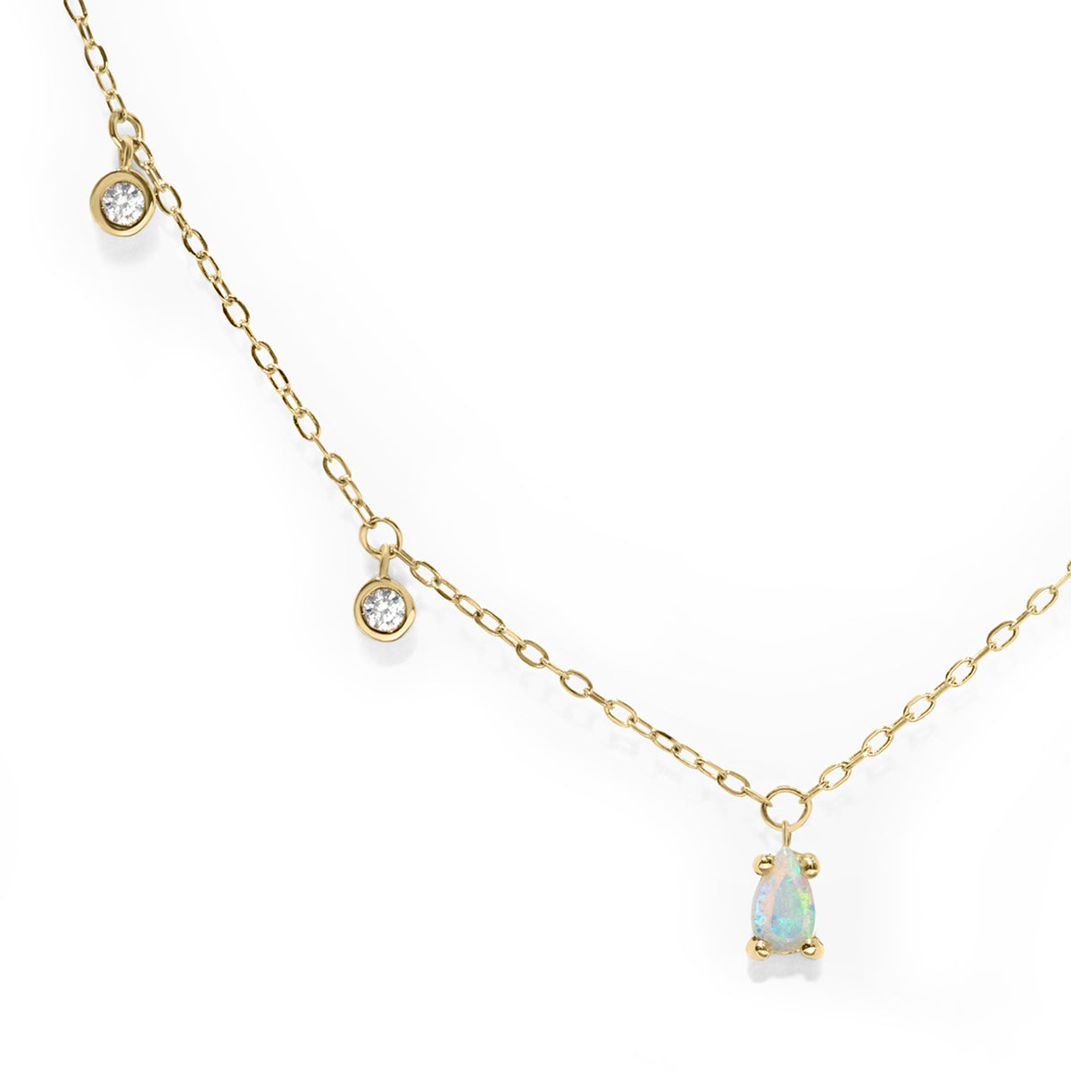 Opal Waterfall Necklace