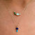 Add a vibrant touch of color with our Bubble Drop Necklace, featuring an oval lapis lazuli and a pear-cut turquoise, set in solid 14K gold. Inspired by the beauty of a cool summer night by the beach, this delicate blue gemstone necklace evokes the deep blue sky above the clear ocean. Perfect for everyday wear or as a thoughtful gift.
