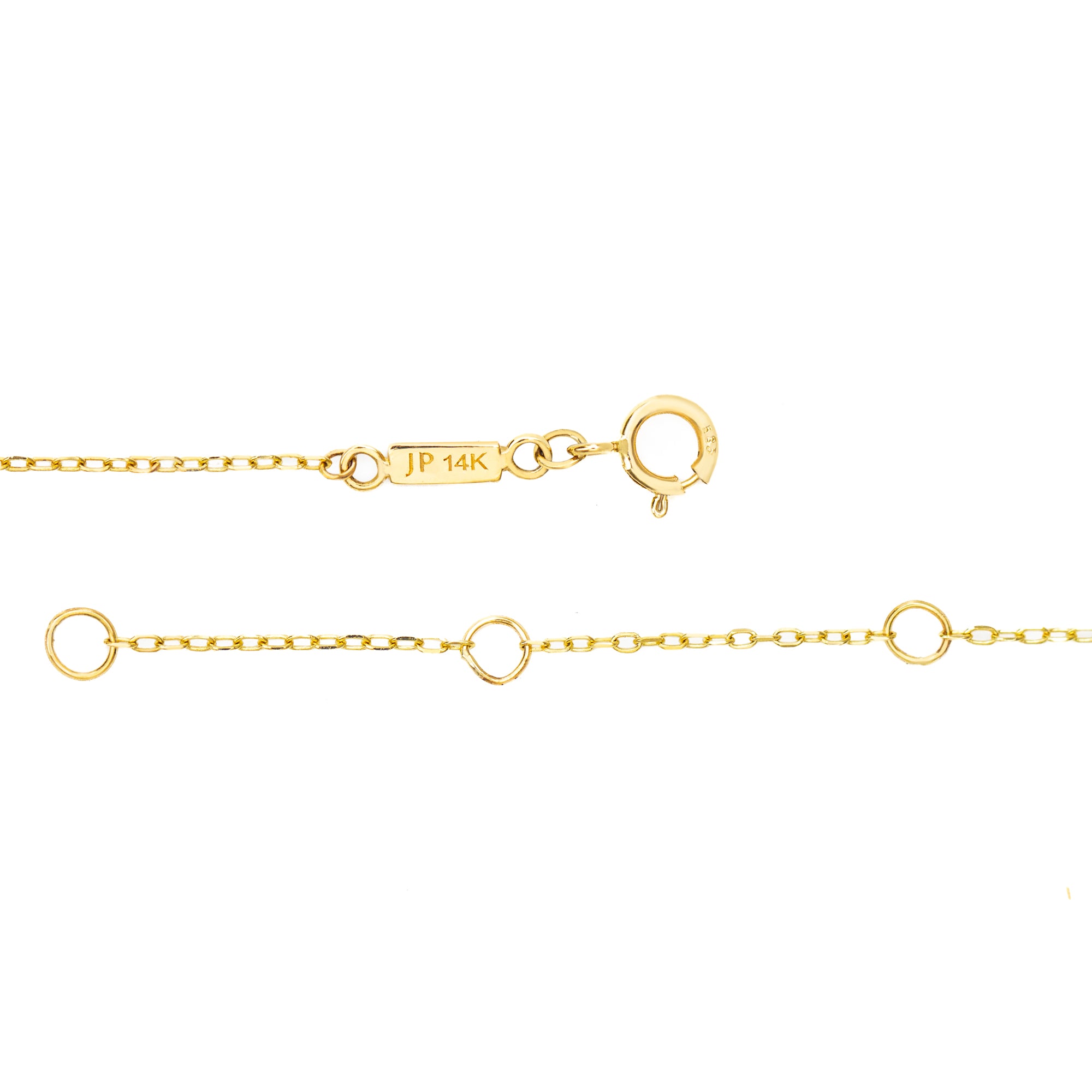 Four Diamond Star Necklace