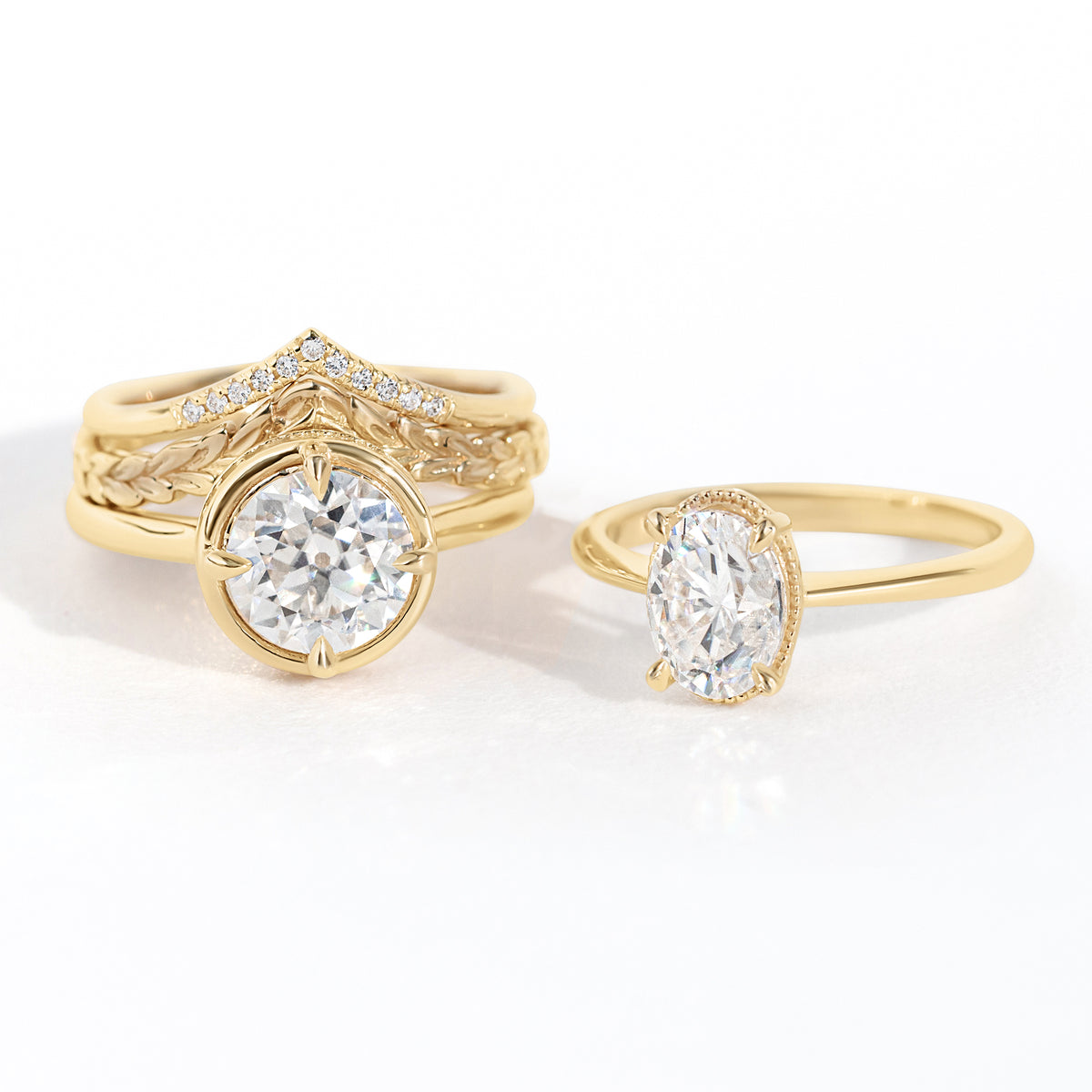 Diamond Chevron Ring