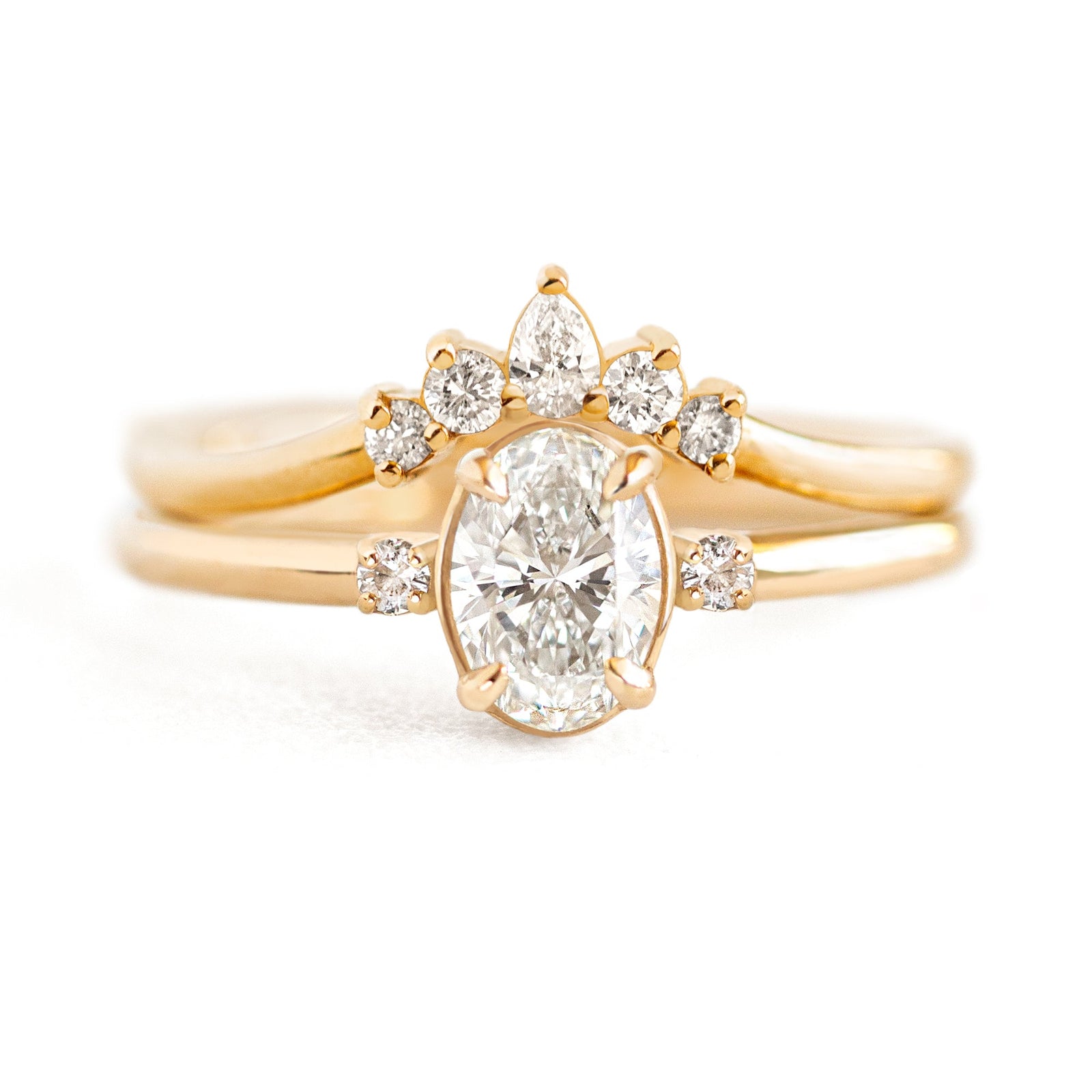 Grace 1ct Oval Three Stone Ring