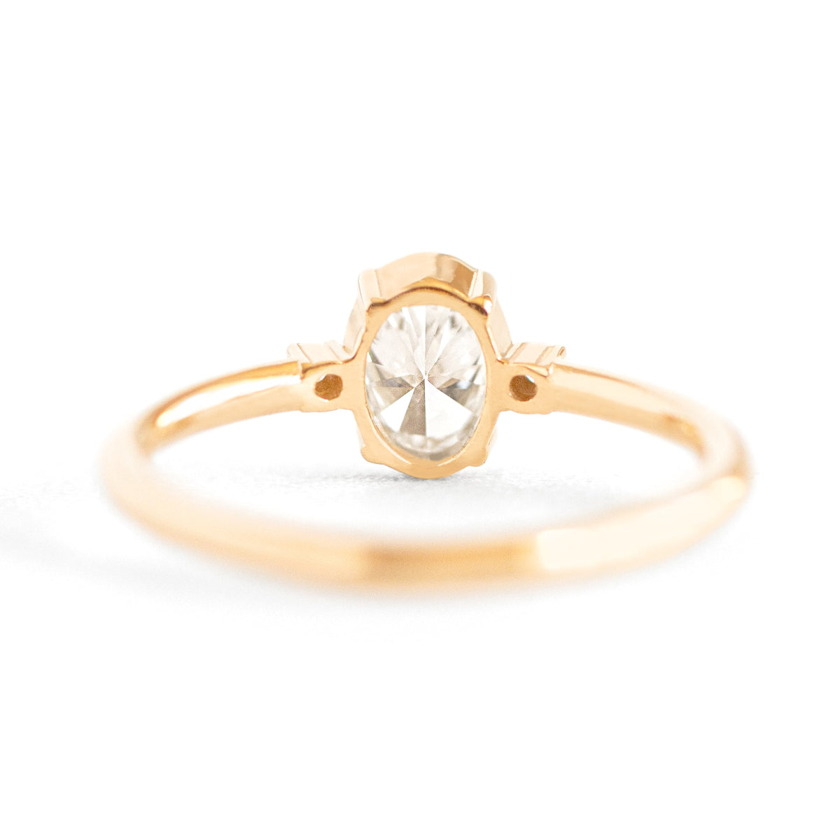 Grace 1ct Oval Three Stone Ring