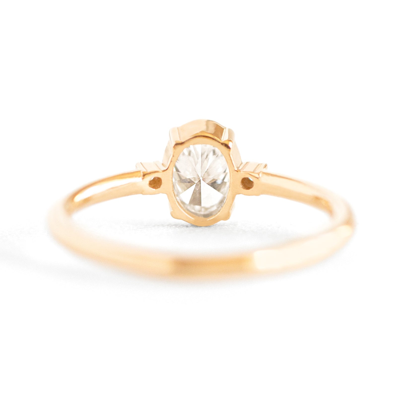 Grace 1ct Oval Three Stone Ring