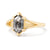 Jamie Park Jewelry - 1.3ct. Elongated Hexagon Cut Salt and Pepper Diamond Split Shank Ring