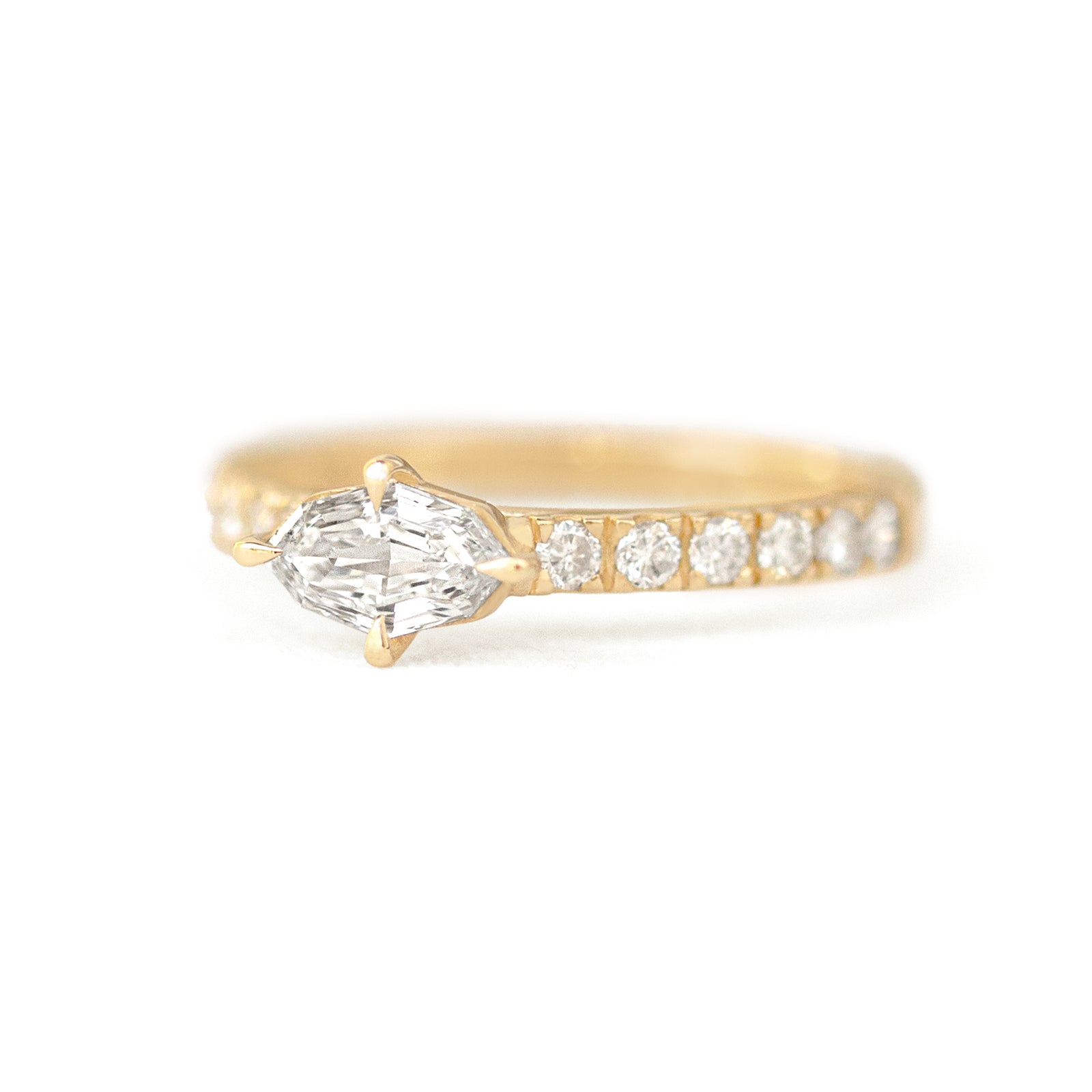 Jamie Park Jewelry | Edith East West Dutch Marquise Diamond Ring