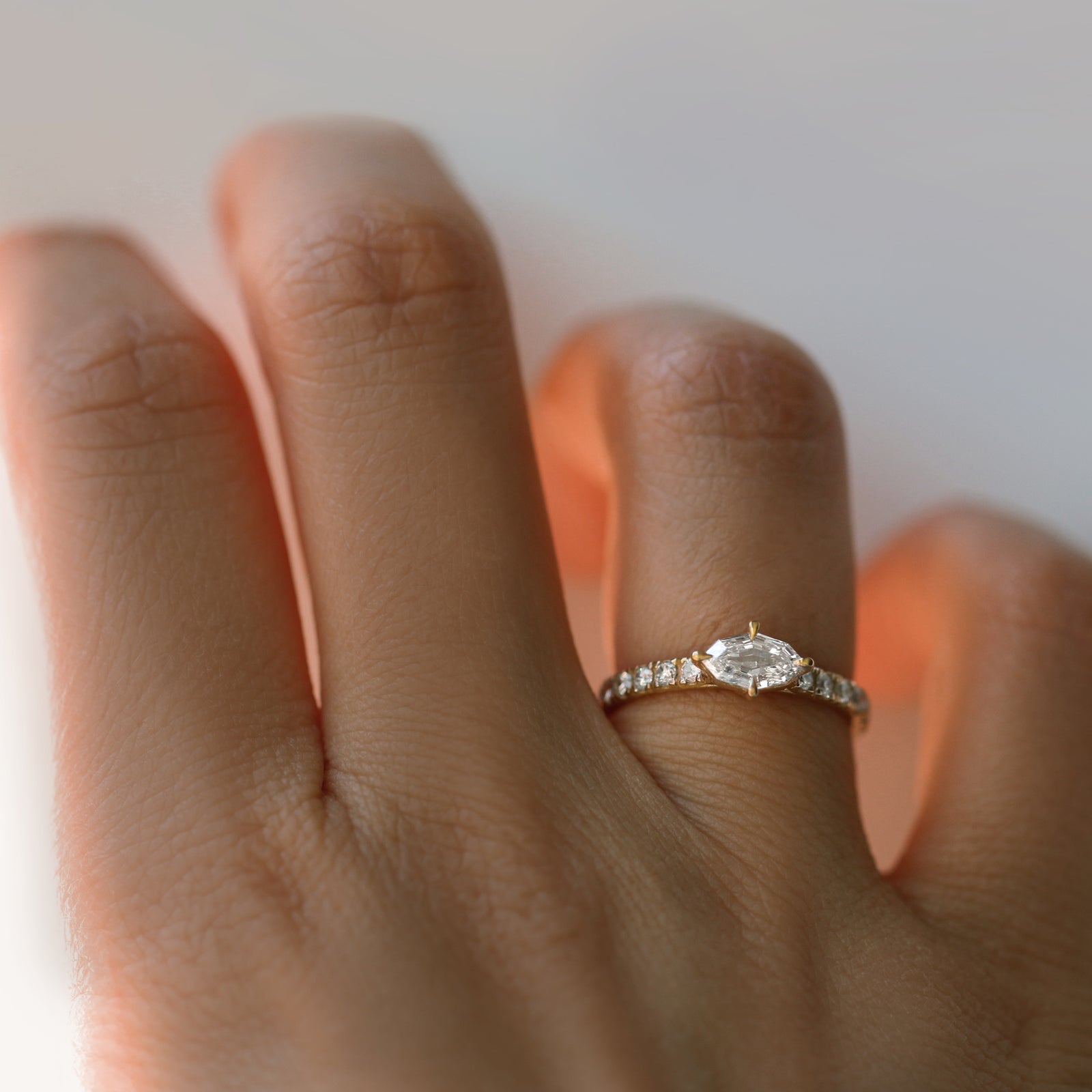 Jamie Park Jewelry | Edith East West Dutch Marquise Diamond Ring