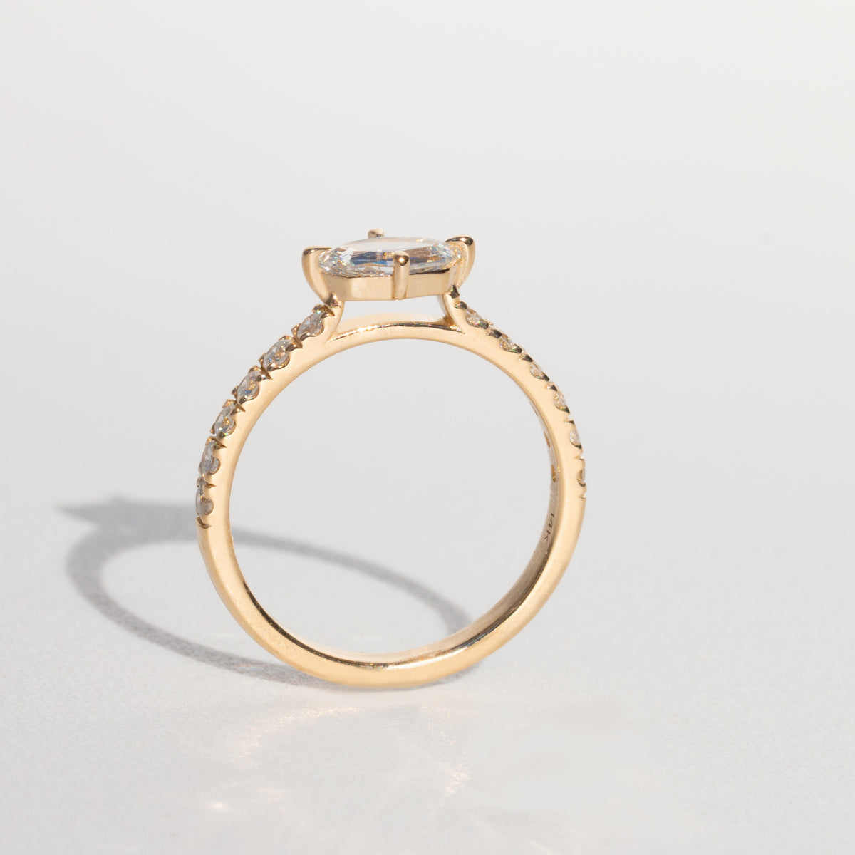 Jamie Park Jewelry | Edith East West Dutch Marquise Diamond Ring