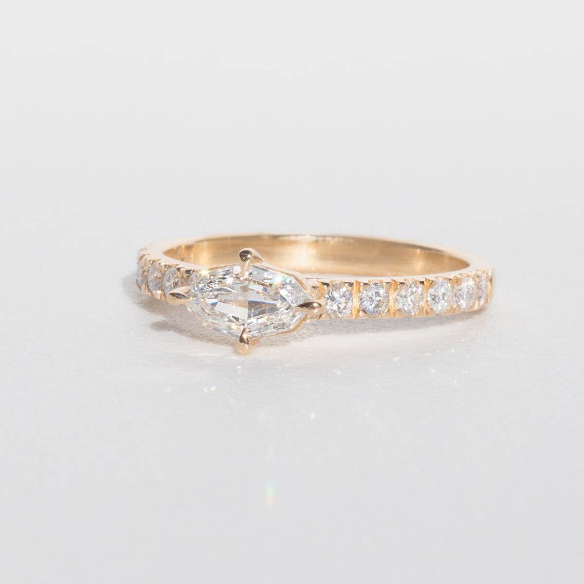 Jamie Park Jewelry | Edith East West Dutch Marquise Diamond Ring