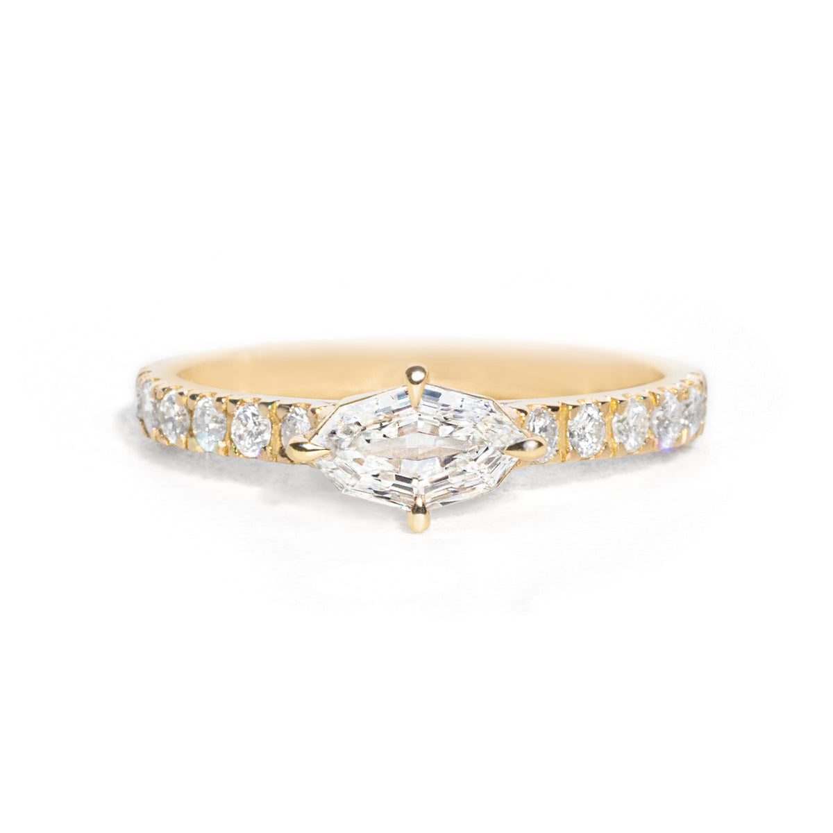 Jamie Park Jewelry | Edith East West Dutch Marquise Diamond Ring