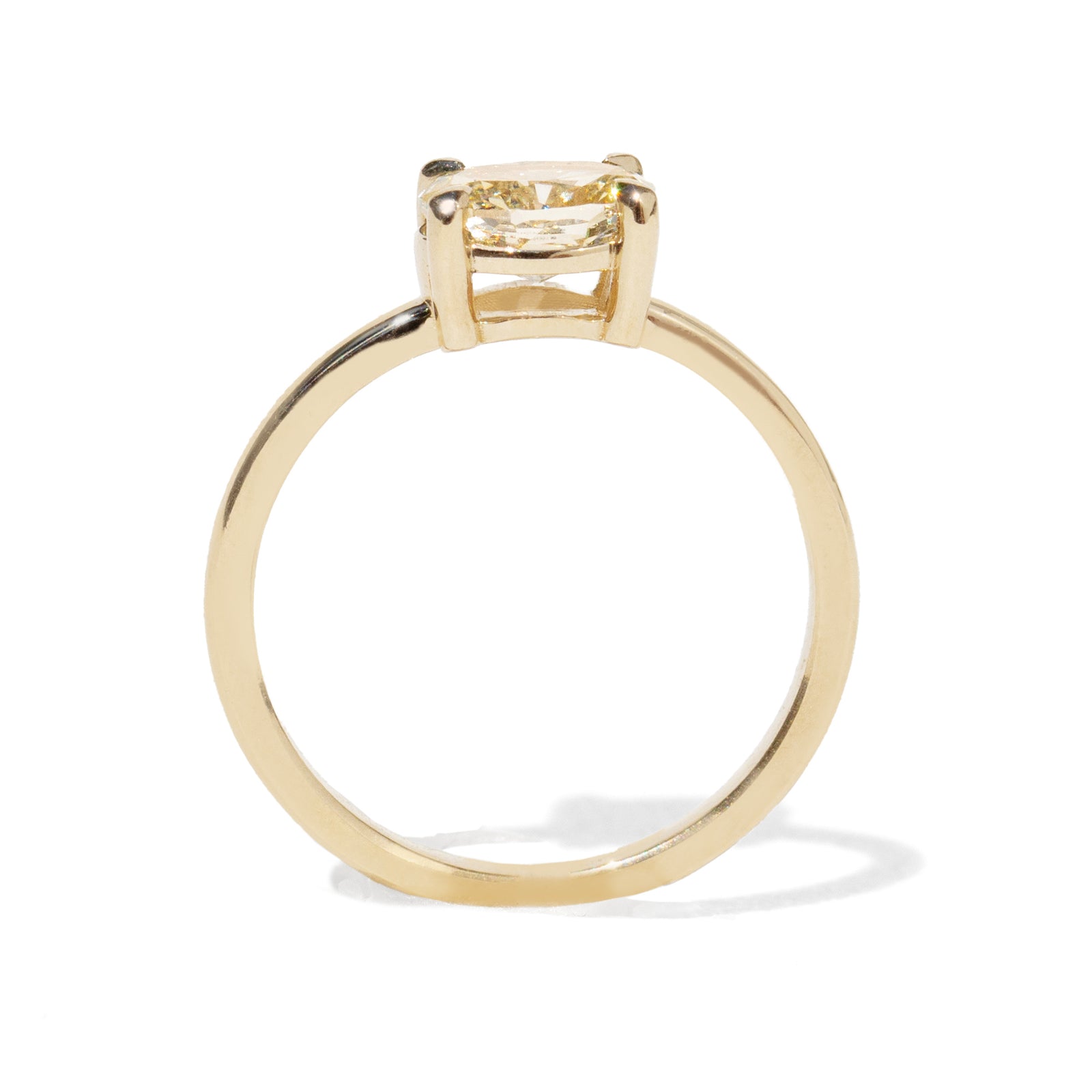Ella 1ct Champagne Lab Diamond Ring
