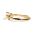 Flow 1ct Pear East West Half Bezel Ring