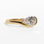 Flow 1ct Pear East West Half Bezel Ring