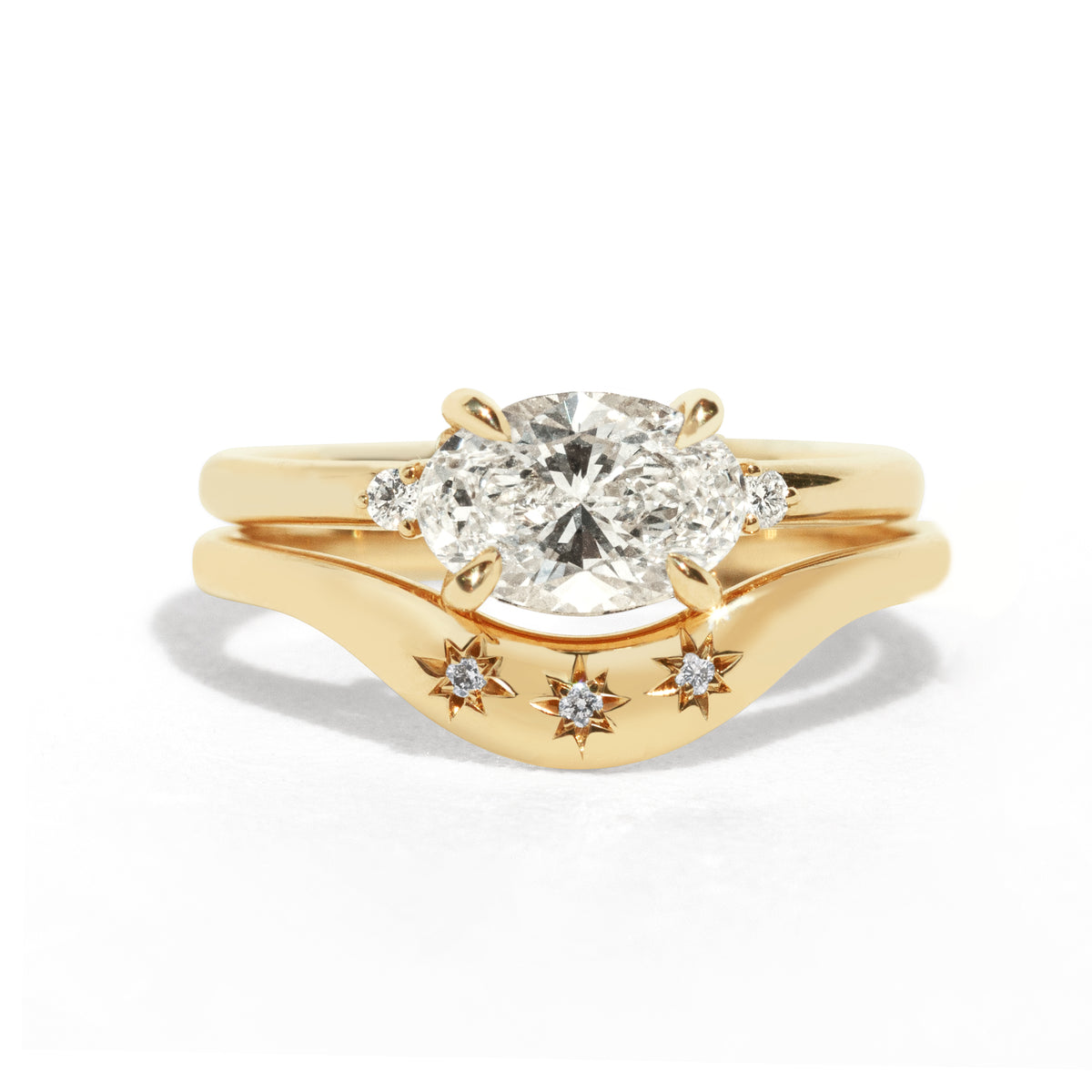 Ella 1ct  East-West Oval Ring