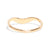 This gently curved, sculpted Starburst Diamond Contour Band is designed to complement your engagement ring with effortless elegance. Its graceful silhouette and subtle sparkle make it a timeless accent to your ring stack.