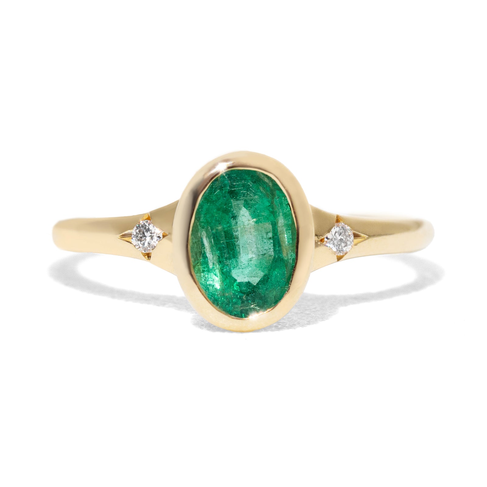 Nova Oval Emerald Ring