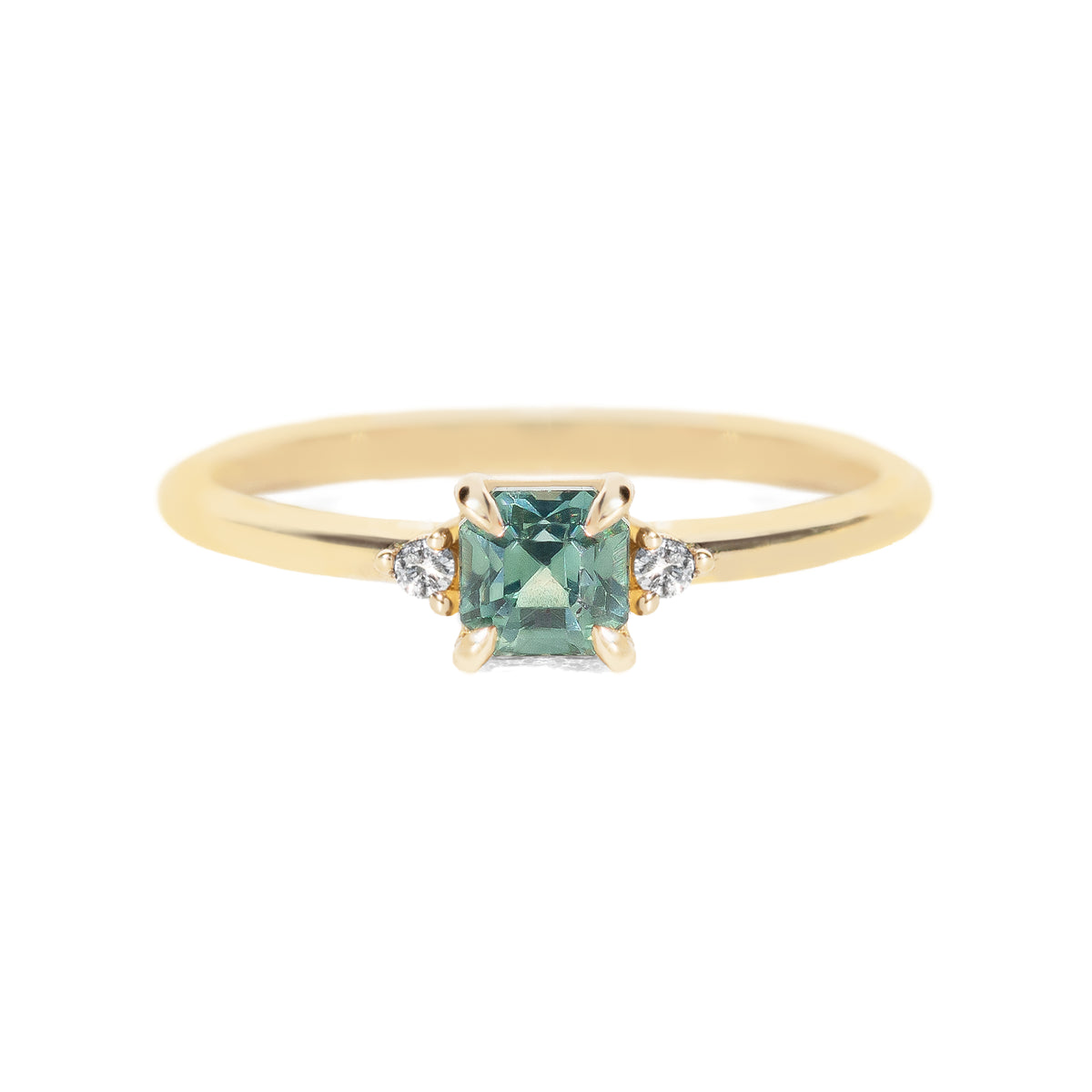 Ella Teal Sapphire Ring