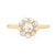 Victoria Rose Cut Halo Diamond Ring