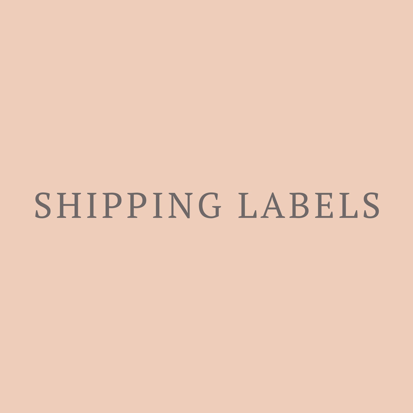 Shipping Labels