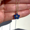 Jamie Park Jewelry - Blue Sapphire Blossom Necklace