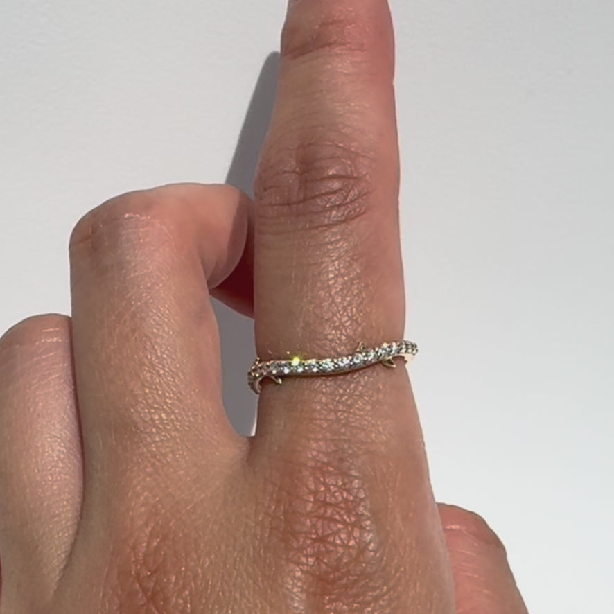 Diamond Thorn Ring