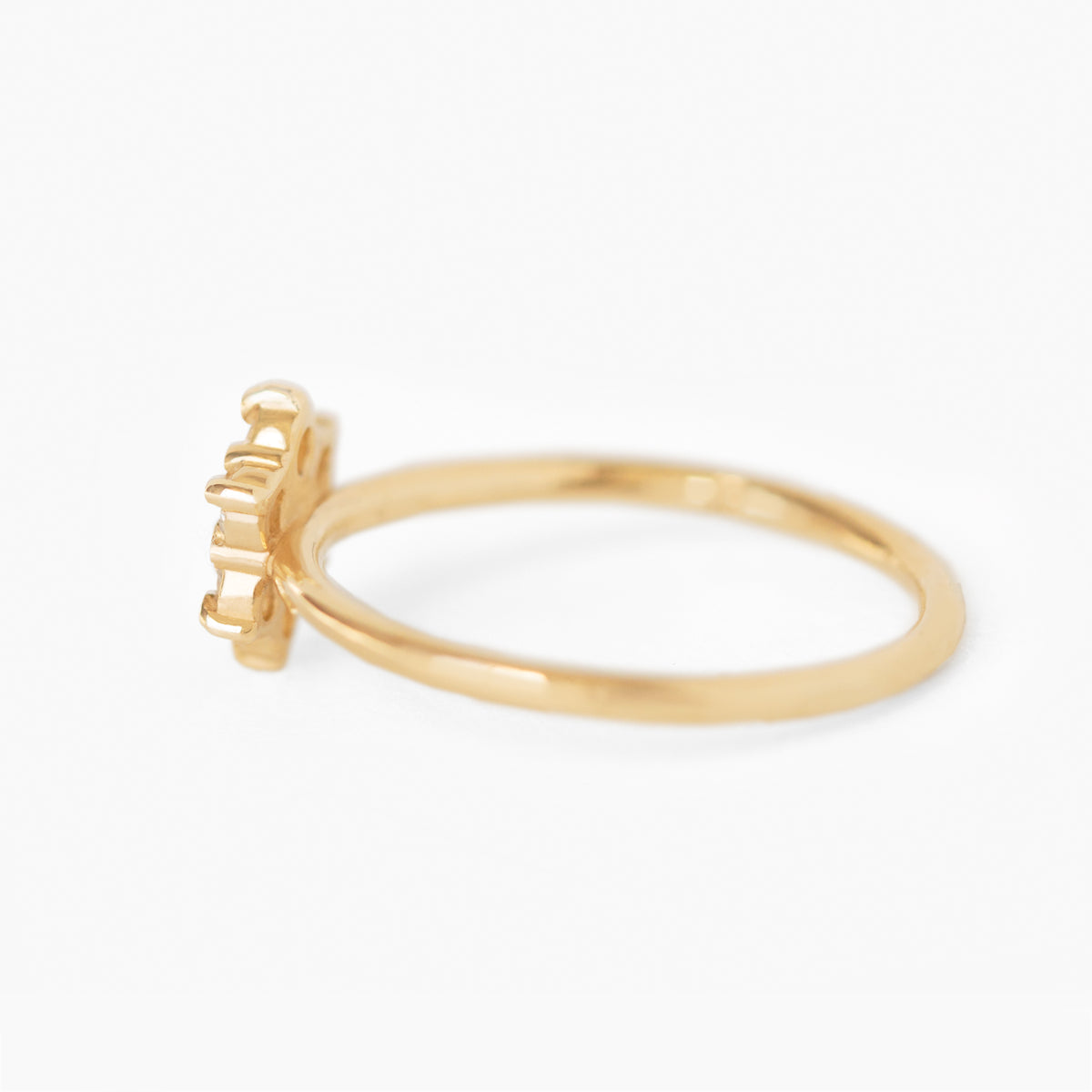 Jamie Park Jewelry -Diamond Pearl Daisy Ring