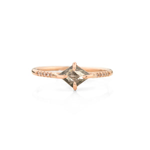 East-West Kite Cut Ava Ring