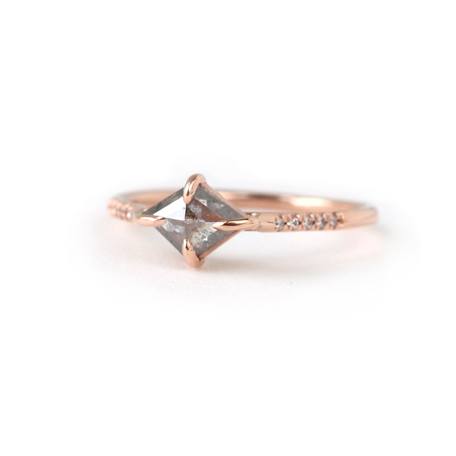 East-West Kite Cut Ava Ring
