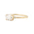 Ella White Sapphire Ring by Jamie Park Jewelry