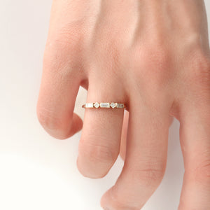 Grace Baguette Diamond Band