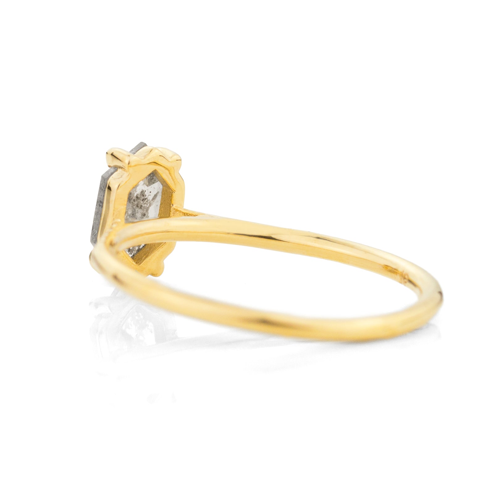 3/4 CT. Hexagon Cut Ava Ring