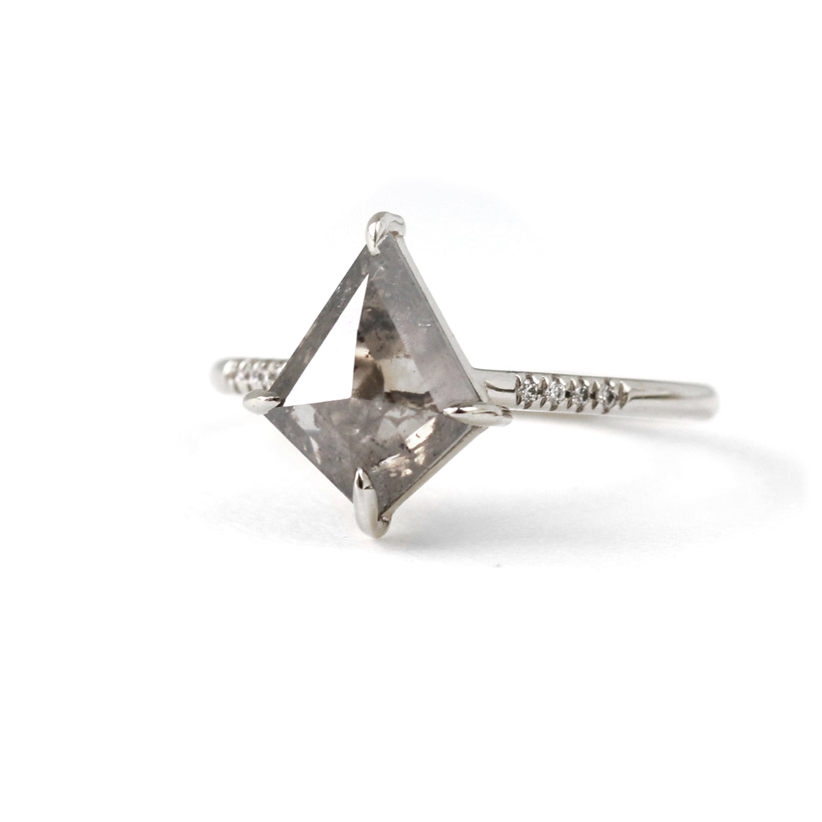 2 1/4CT Kite Cut Ava Ring