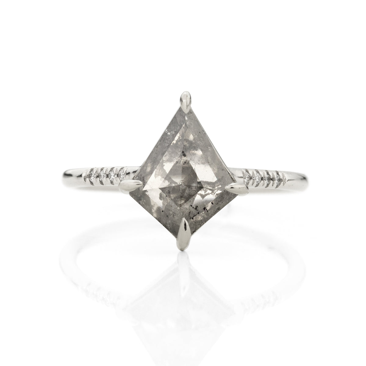 2 1/4CT Kite Cut Ava Ring