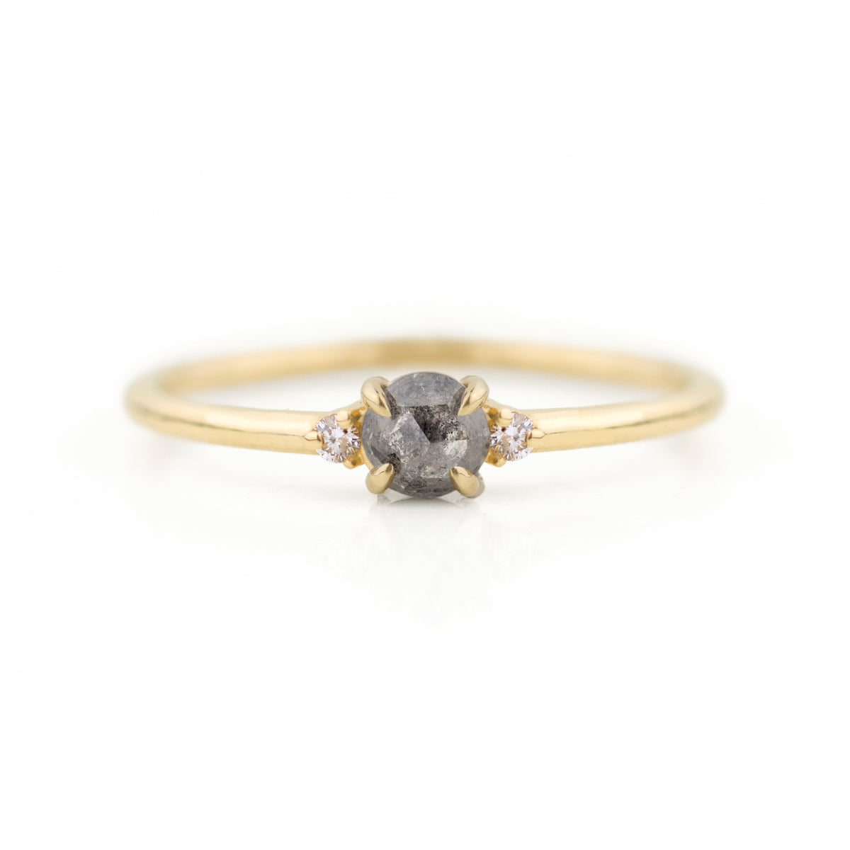 Madison Salt and Pepper Diamond Ring