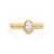 Oval Wedding Ring Set by Jamie Park Jewelry